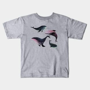 Space Whales. Kids T-Shirt